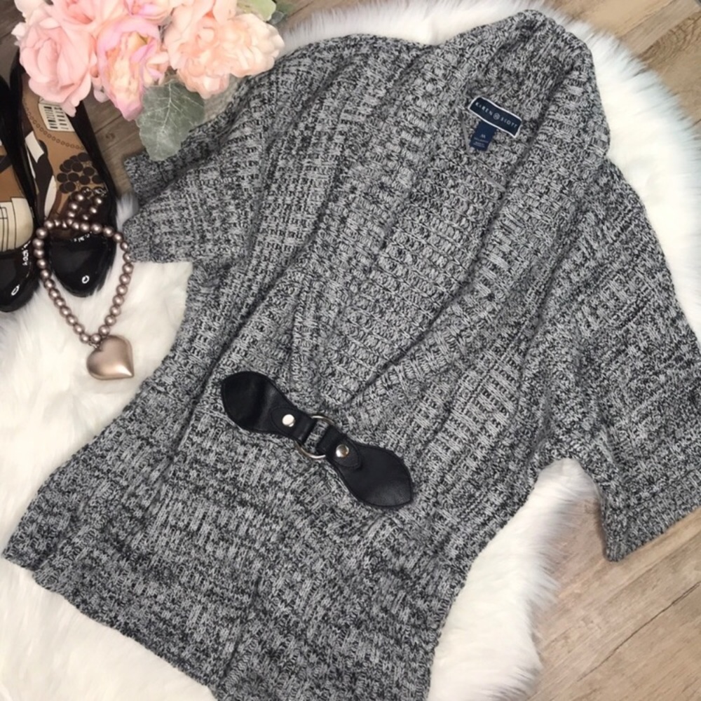 Karen Scott Short Sleeve Sweater